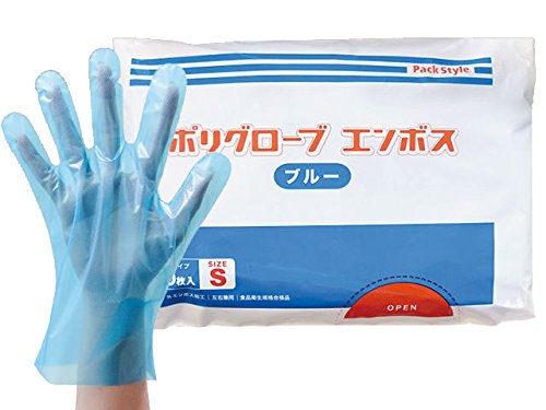 使い捨て手袋 Amazon.co.jp: パックスタイル 使い捨て ポリ手袋 ブルー 袋入 L 200枚